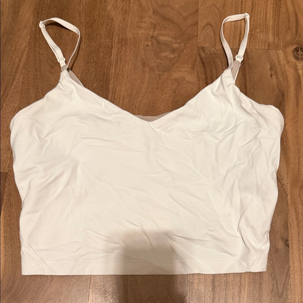 Lululemon Athletica White Camisole Top